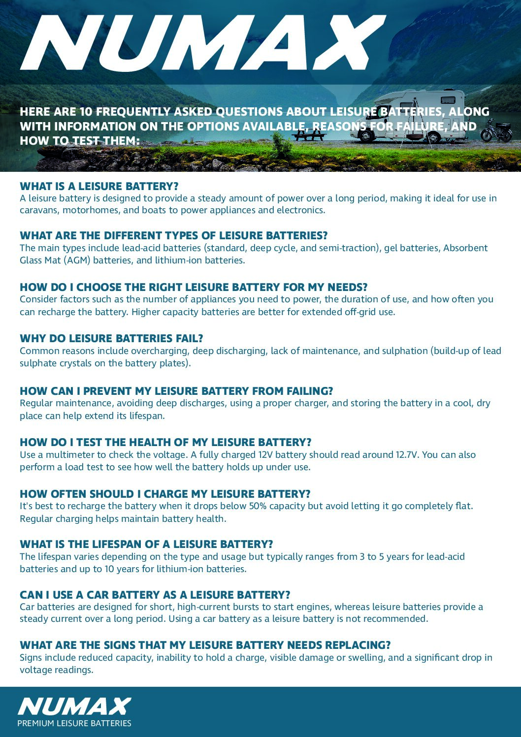 Numax Leisure FAQs